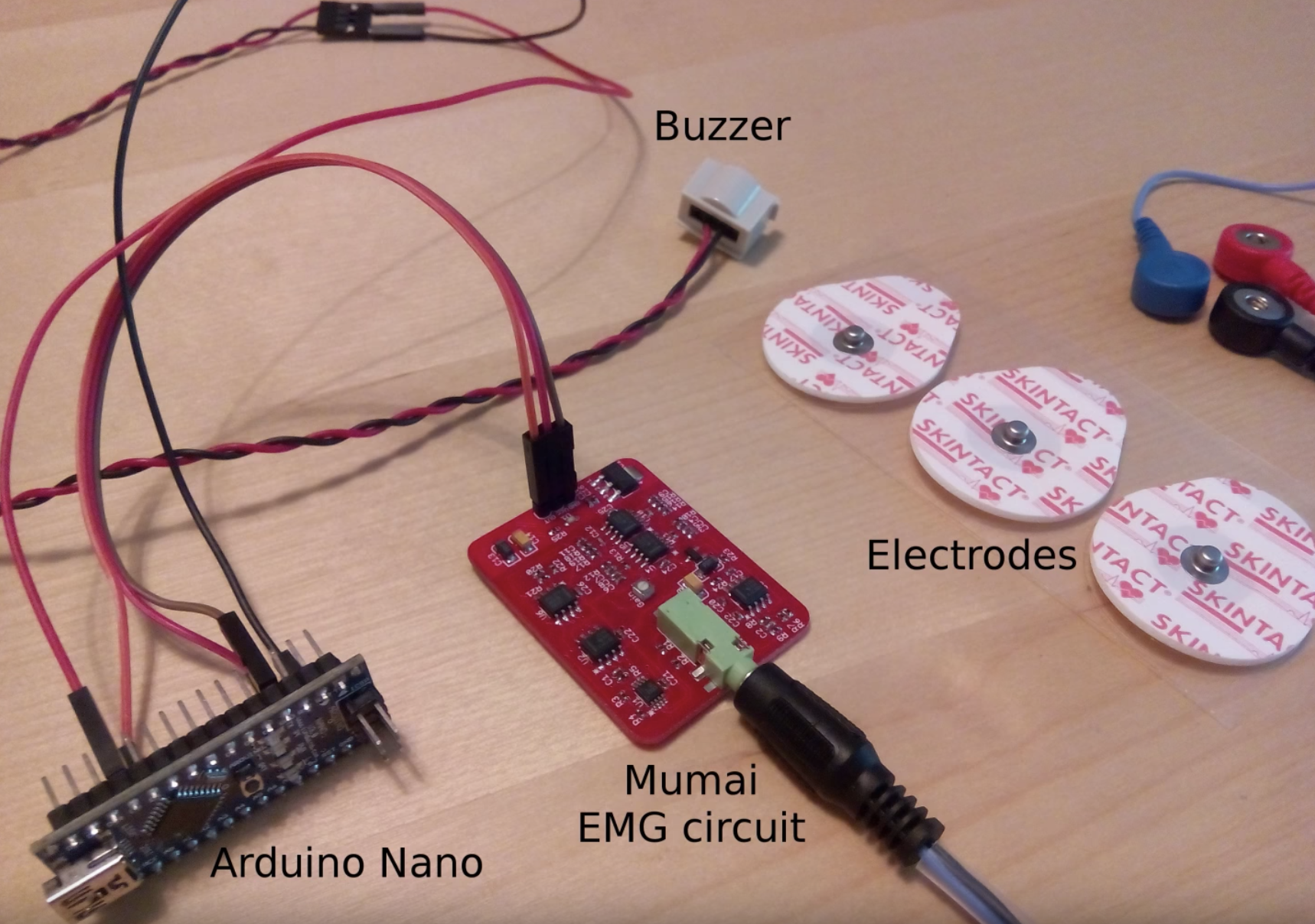 Bruxism alarm using EMG
