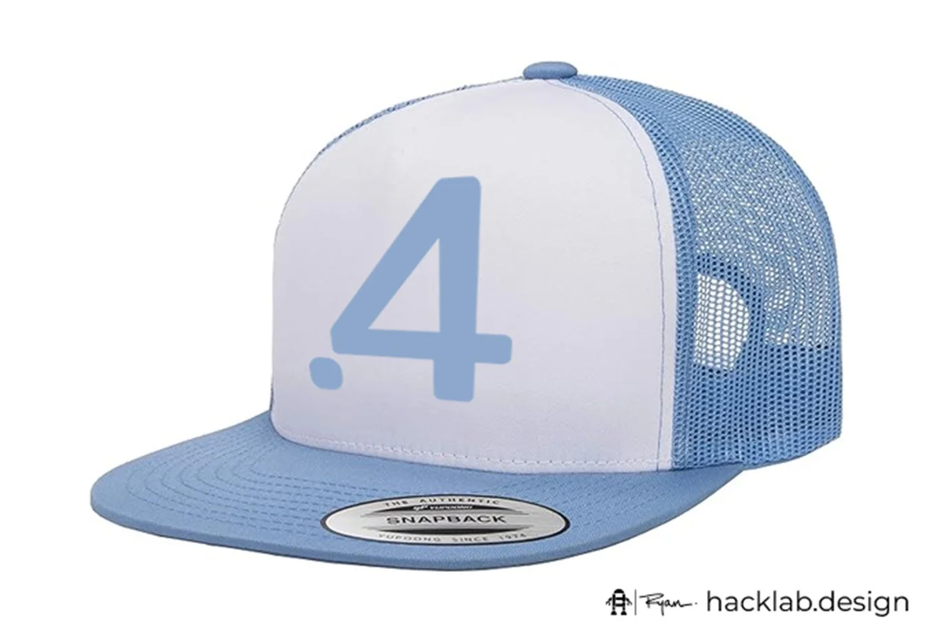 Point 4 Trucker Carolina Blue
