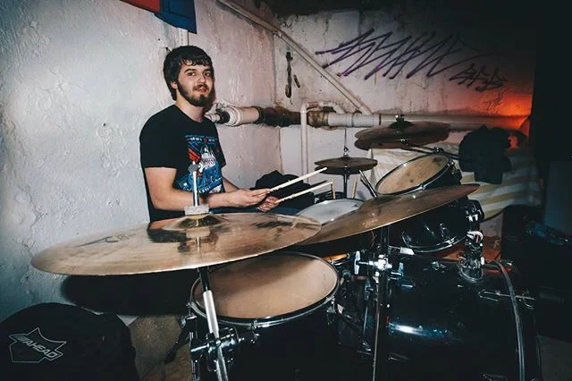 #tbt with Nate Dawg, drummer of the sickest band in delco @kissingtheklepto