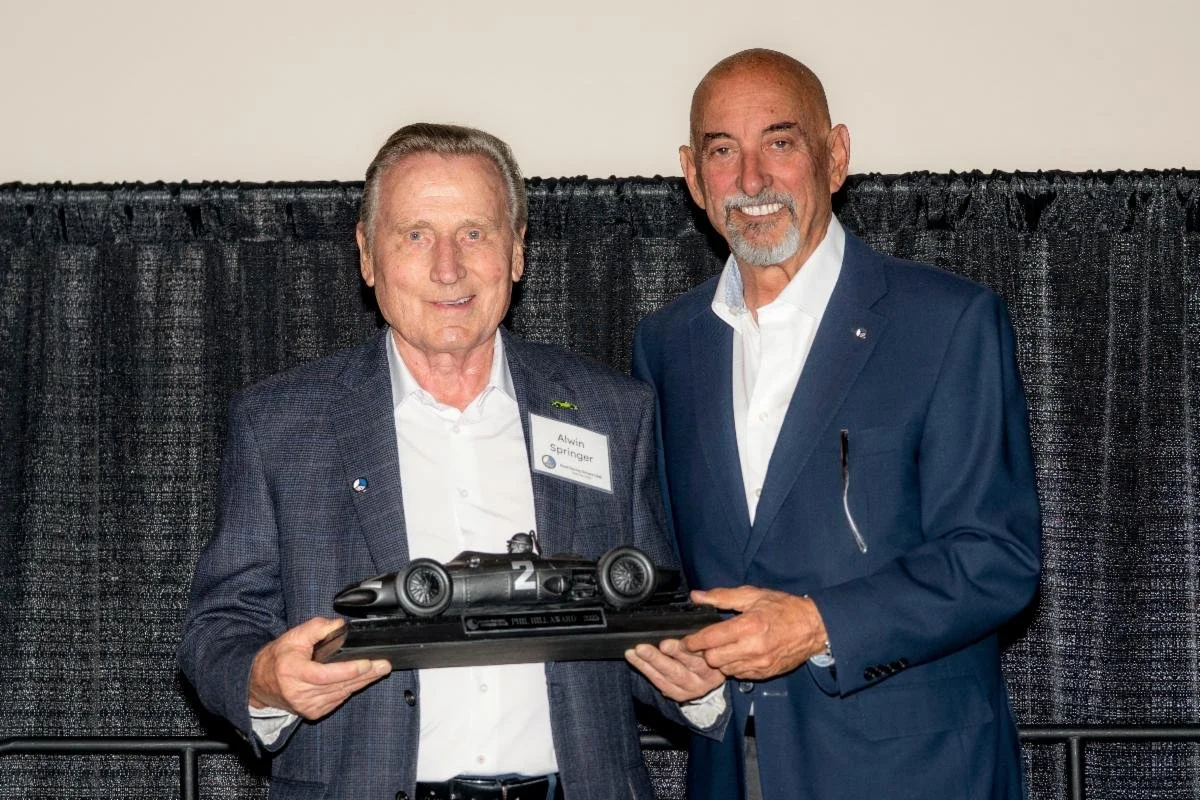 Alwin Springer Earns RRDC's  2025 Phil Hill Award