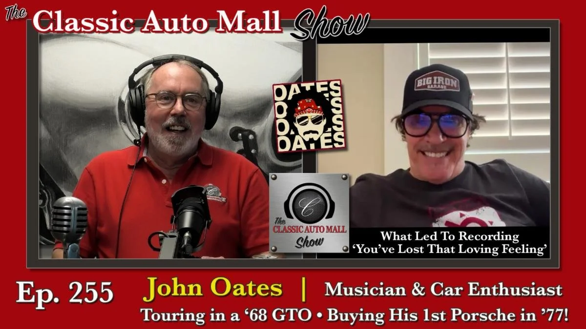Musician/car guy John Oates and former VP of Global Design for GM Ed Welburn featured on latest Classic Auto Mall Show Podcasts