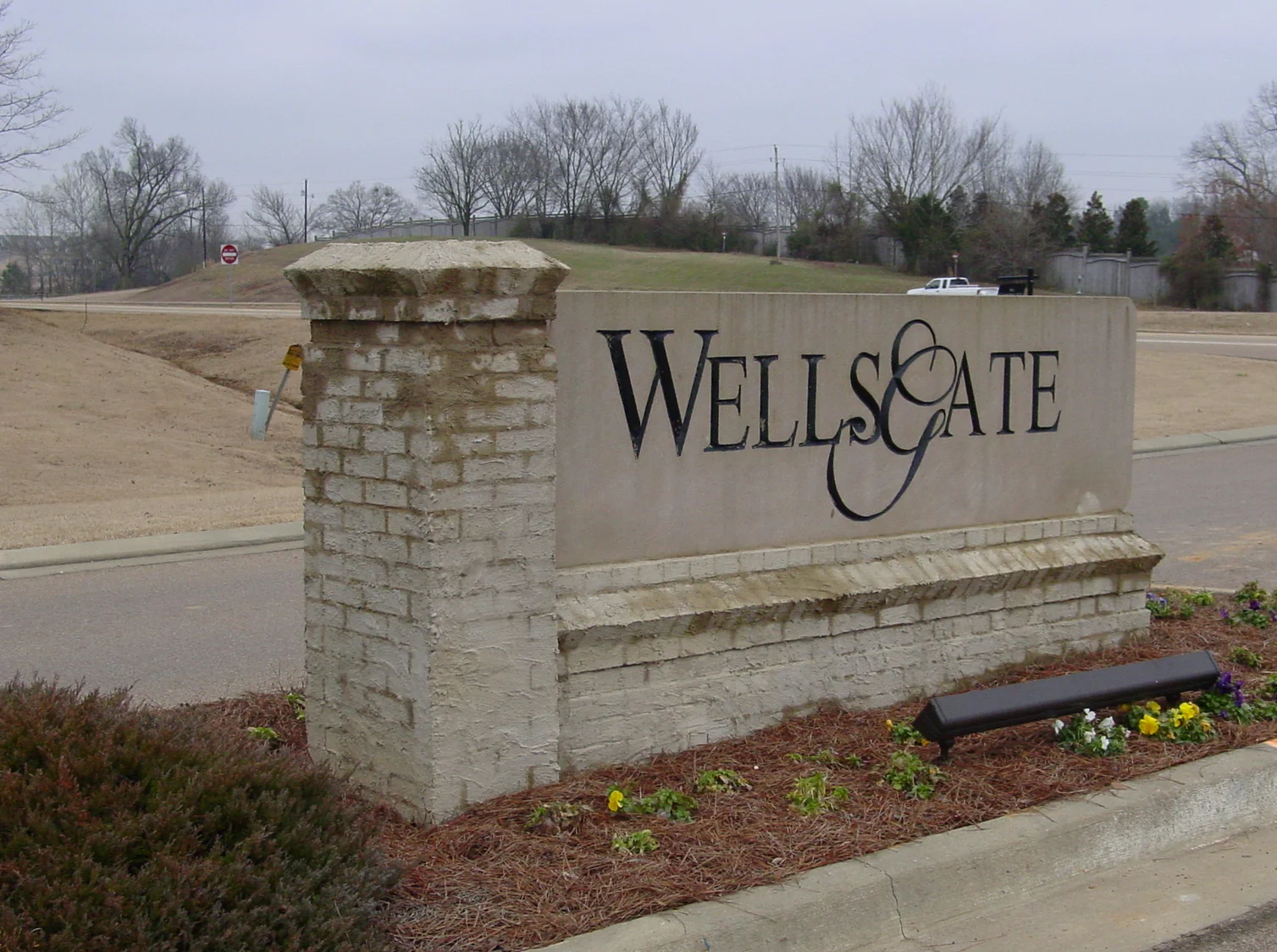 Wellsgate Entry Sign