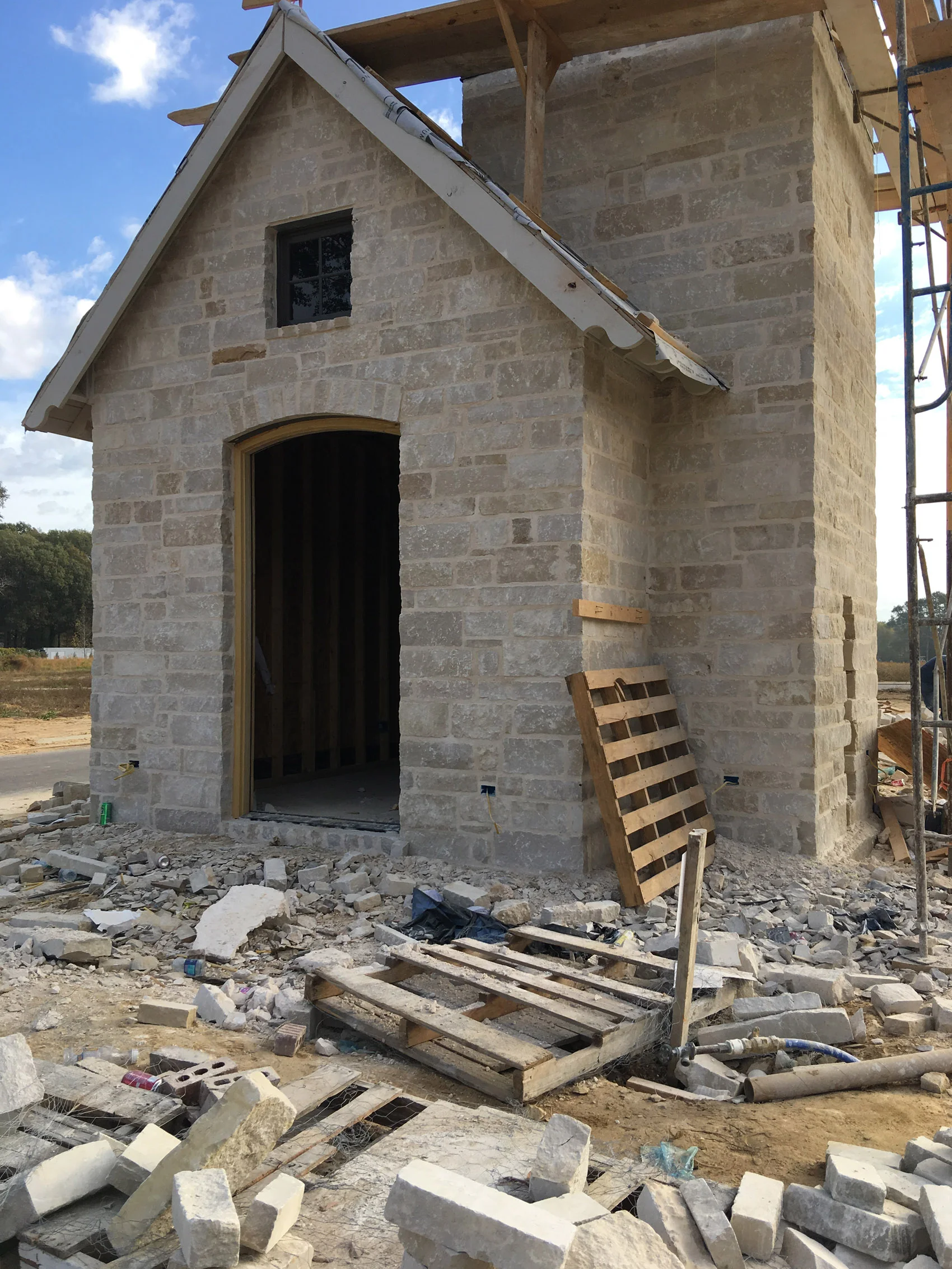 Entrance Construction Progress Pic