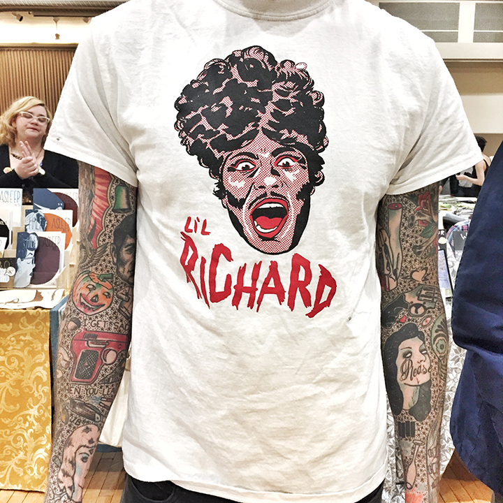 The creative mind behind 'Low Level' ... I didn't get his name, but he was my favorite zinester at the 2017 CZF!