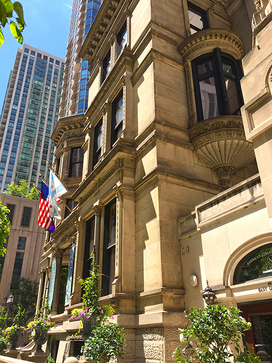 The Driehaus Museum, front façade.