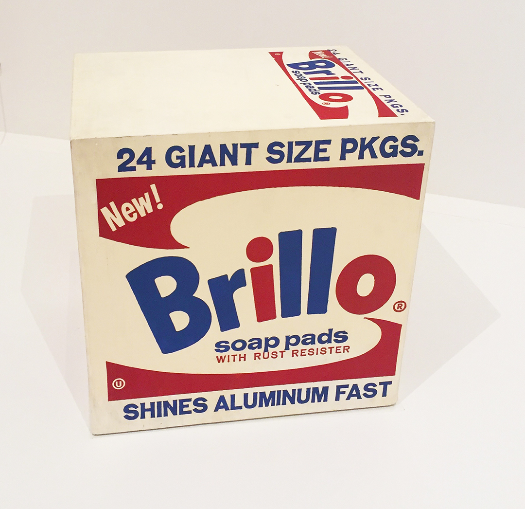 Andy Warhol, Brillo Box, 1964 " The reason I'm painting this way is that I want to be a machine, and feel that whatever I do and do machine-like is what I want to do ." OH ANDY! 