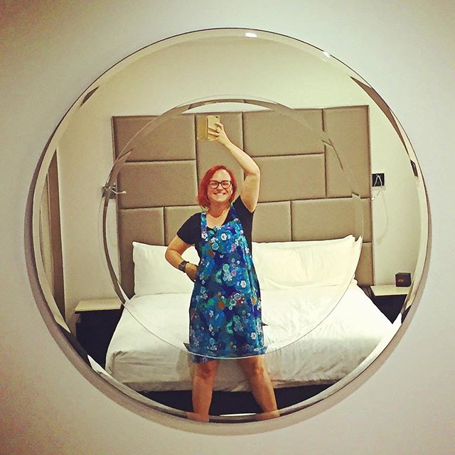 Mirror mirror on the wall, who made it to their destination, sanity and all? .
.
#howellsabout #roadtrip #luxury #questionablesanity #mirrormirror