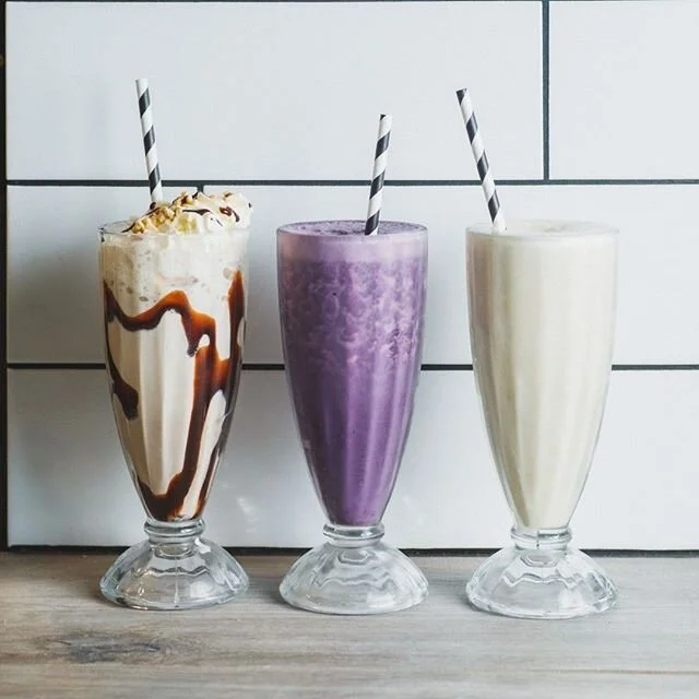 Enjoy your milkshake overlooking the beautiful lake scenery at Sportivo! 😀