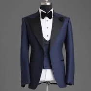 Blue Slim Fit Tuxedo