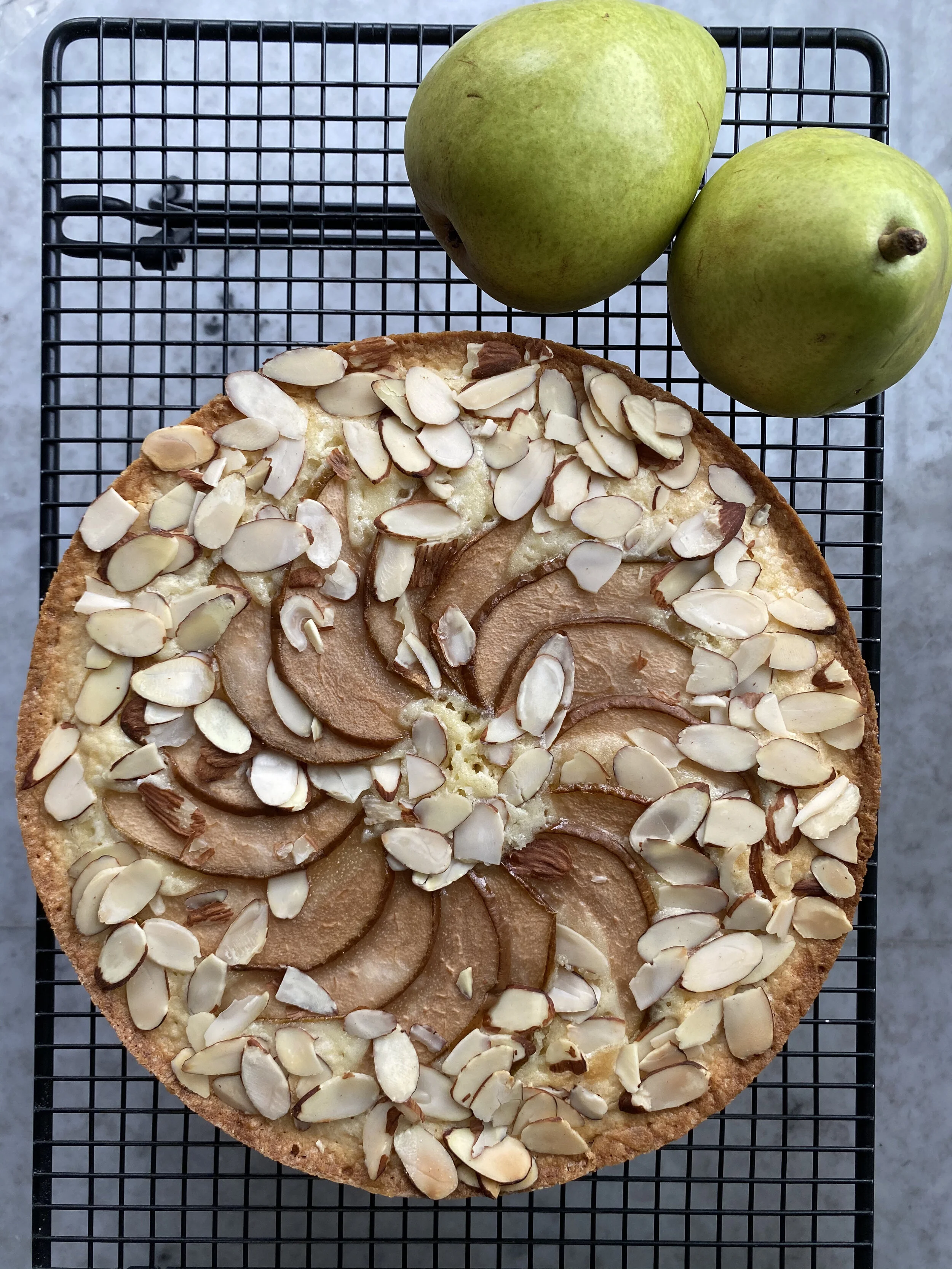 Pear-Almond Cake