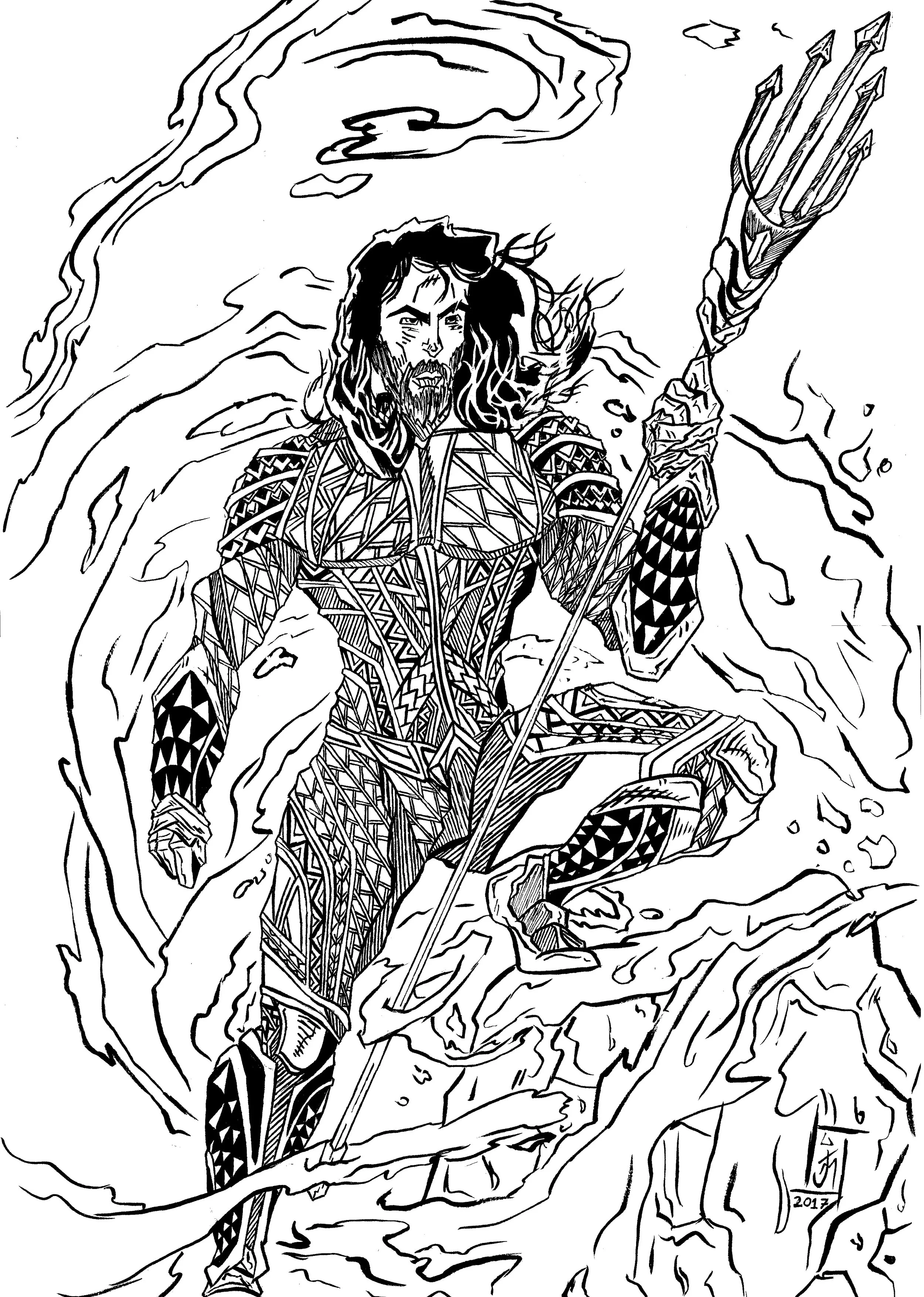Aquaman Inks