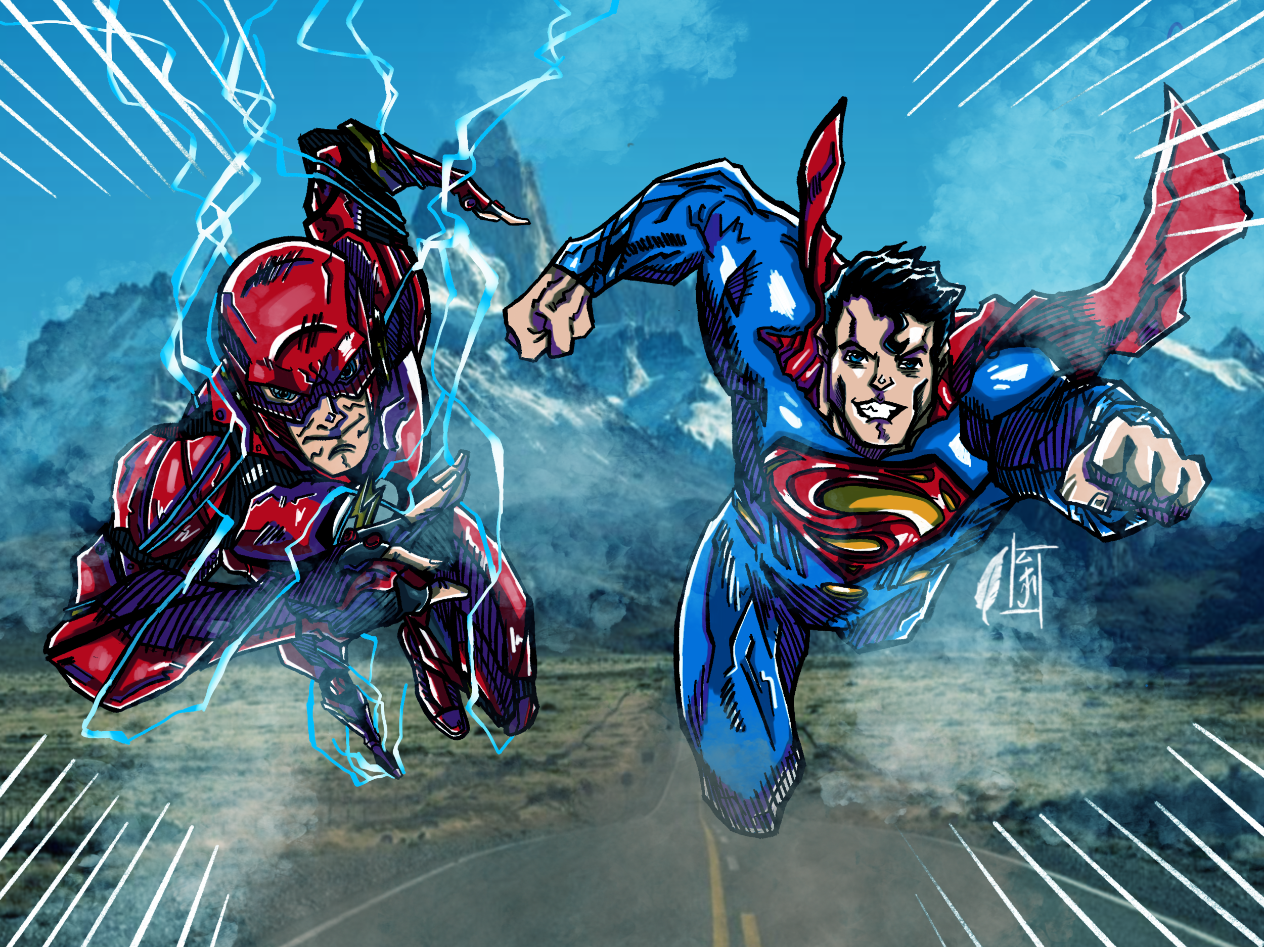 Superman v The Flash