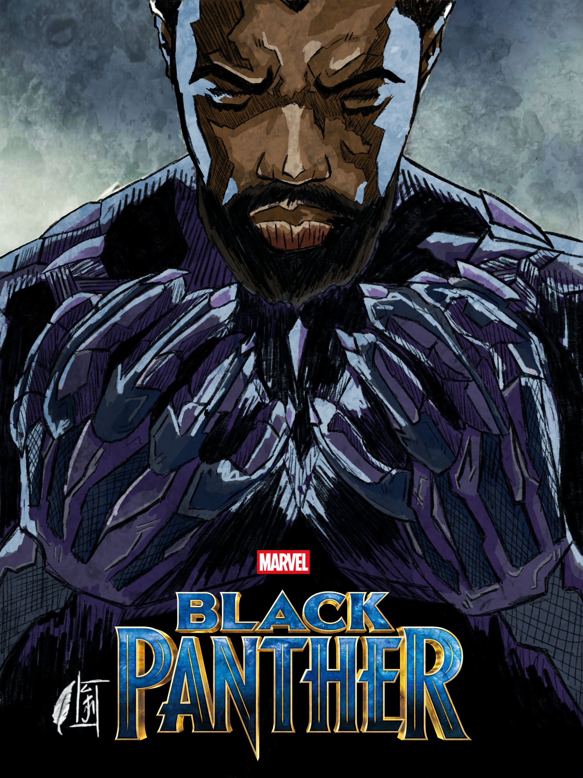 Black Panther (T’challa) Poster Tribute