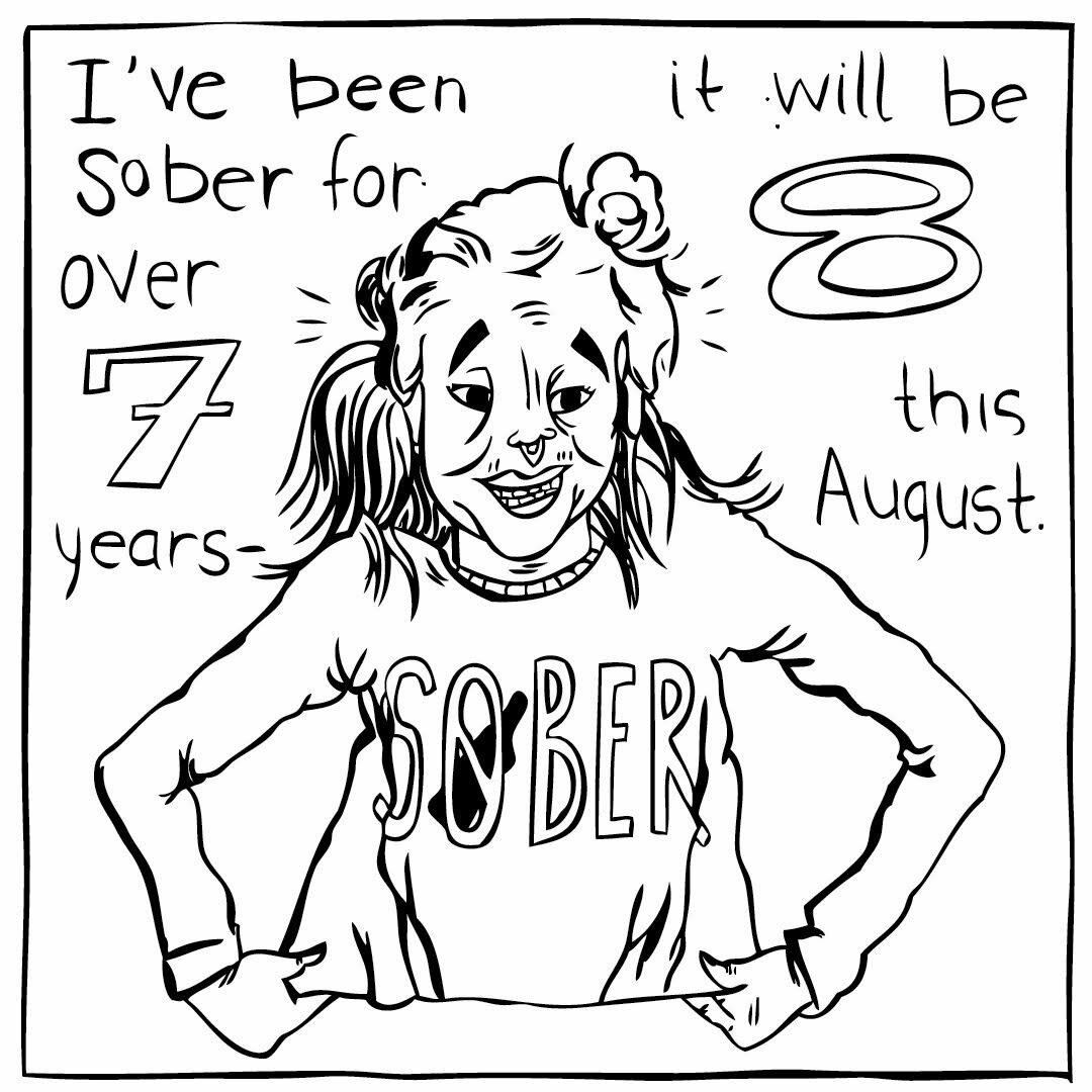 I've Been Sober For 7 Years (comic detail)