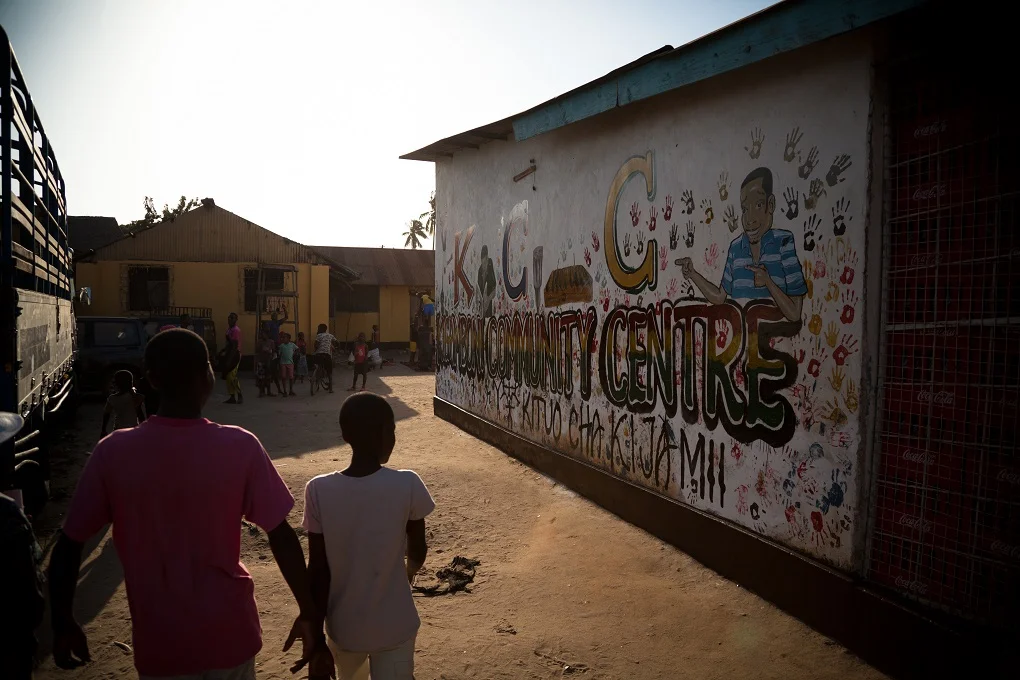 Though its Drop Out school programme has closed, the Kigamboni Community Centre continues to offer activities such as dancing, acrobatics, drama and sewing to young people from nearby villages.