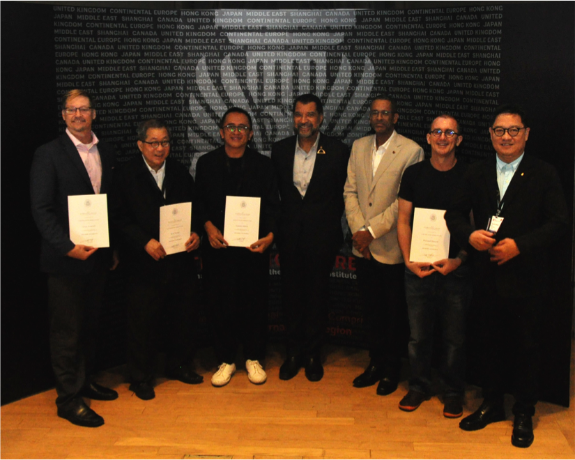 Recognizing the 2nd day’s presenters, including Yew Kee Cheong, AIA, AIA IR Board; Prof Illa Azarof AIA; Dr. Ken Yeang, FAIA; Richard Hassell, MSIA; Isandra matin, IAI.