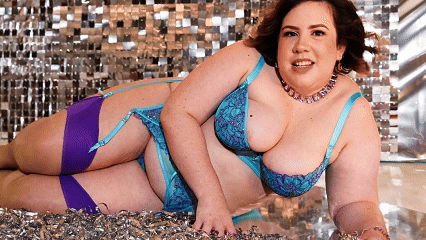 Juicy Jolene Blue Lingerie.gif