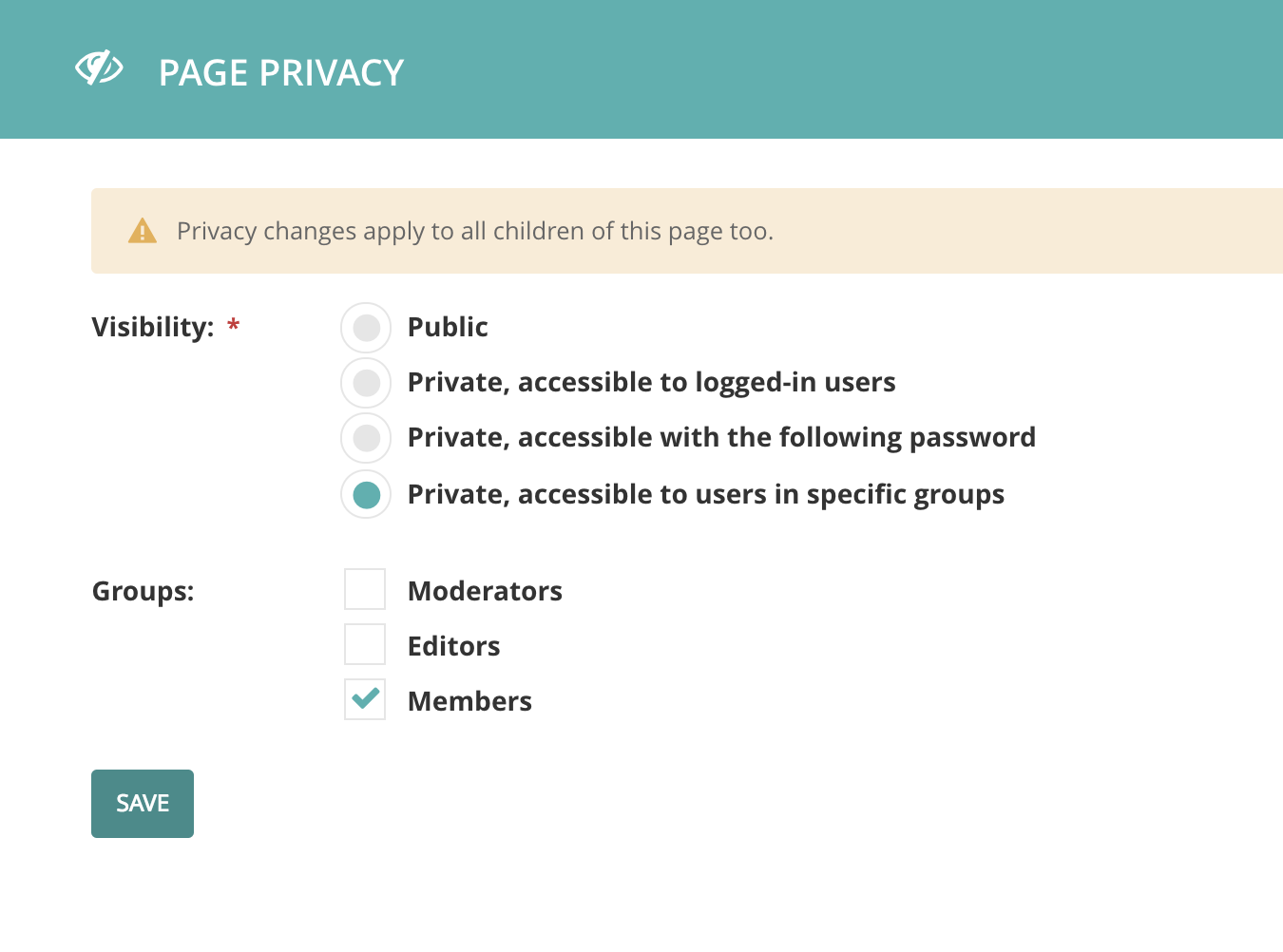 Search History: Adding Page Privacy in Wagtail Programmatically