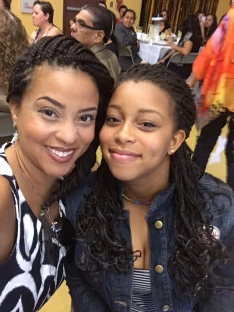 Akaimi and her daughter, Jasmyne Emanii