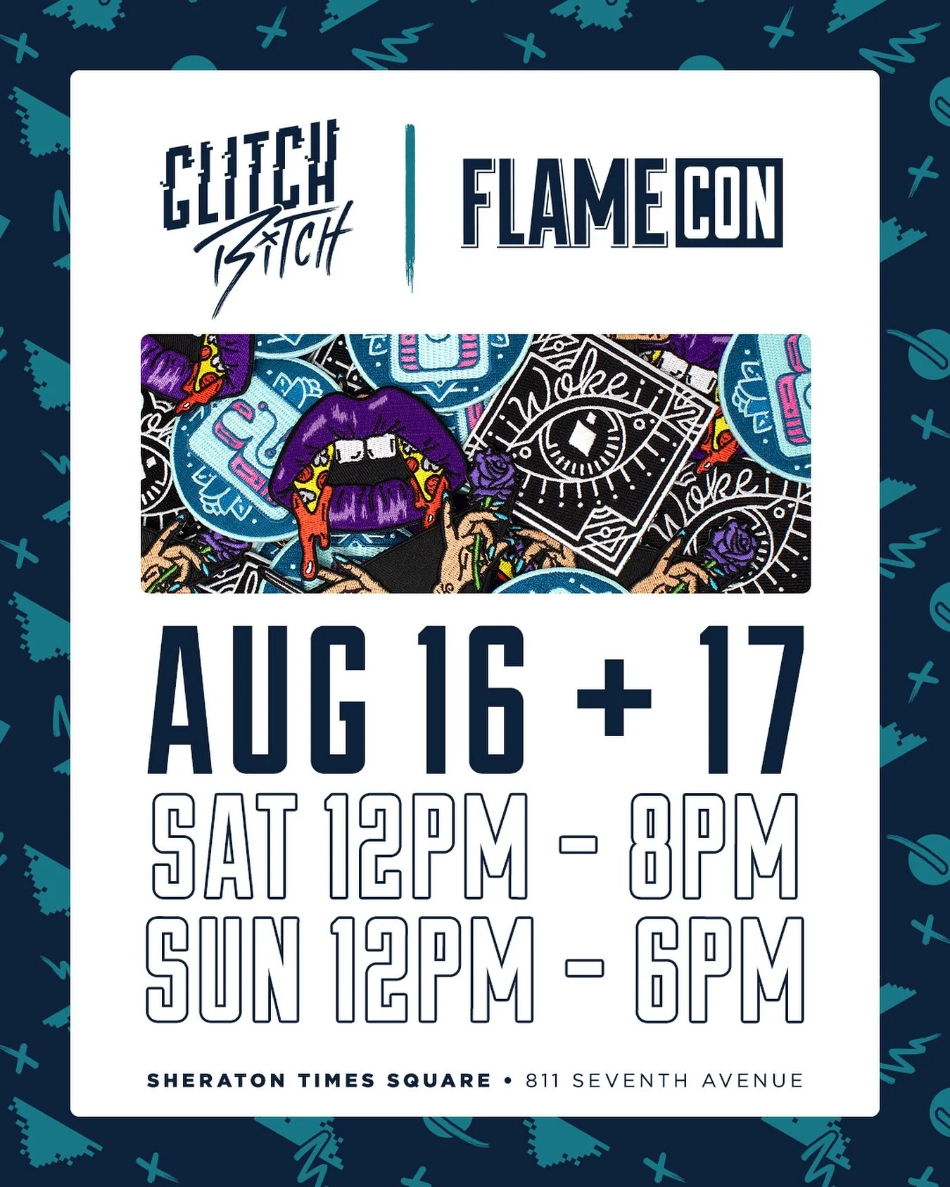 🌈⚡️FLAME CON⚡️🌈

Another year, another very exciting @flamecon !! ✨

My new favorite way to ring in the summer, with so many incredible, talented, queers and geeks in the city! 

Aug 16 + 17
Sat | 12pm - 8pm
Sun | 12pm - 6pm

@sheratontimessq 
811 