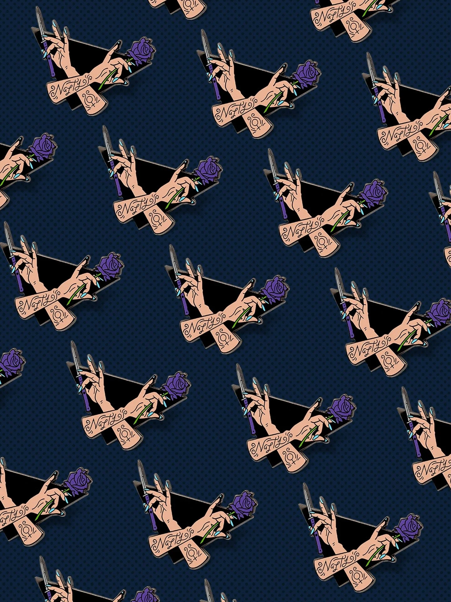 NASTY BITES BACK
And fuckin proud🌹🗡️

Wild to think I designed this for v obvi reasons back in 2017 😭
Hopefully we&rsquo;ll do better&hellip; 

#glitchbitch #expressionisourweapon
#pin #pins #nasty