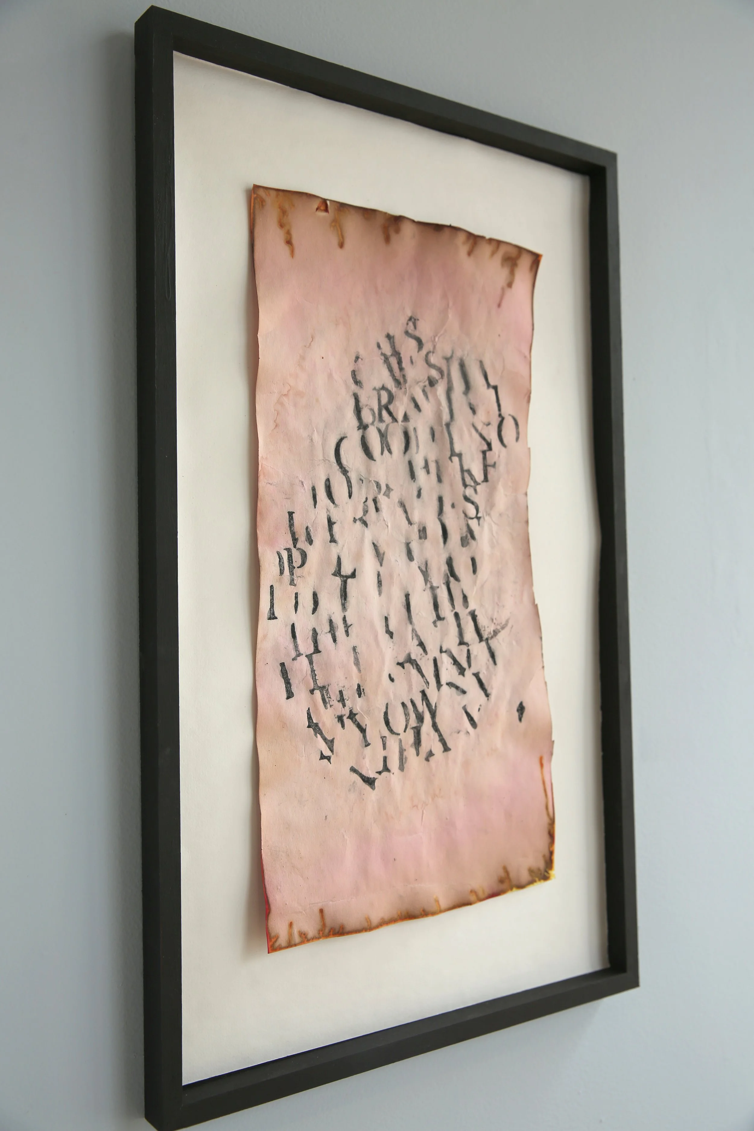   Futile   2021  Cotton Paper, Graphite  14 w x 23 h x 1” d   