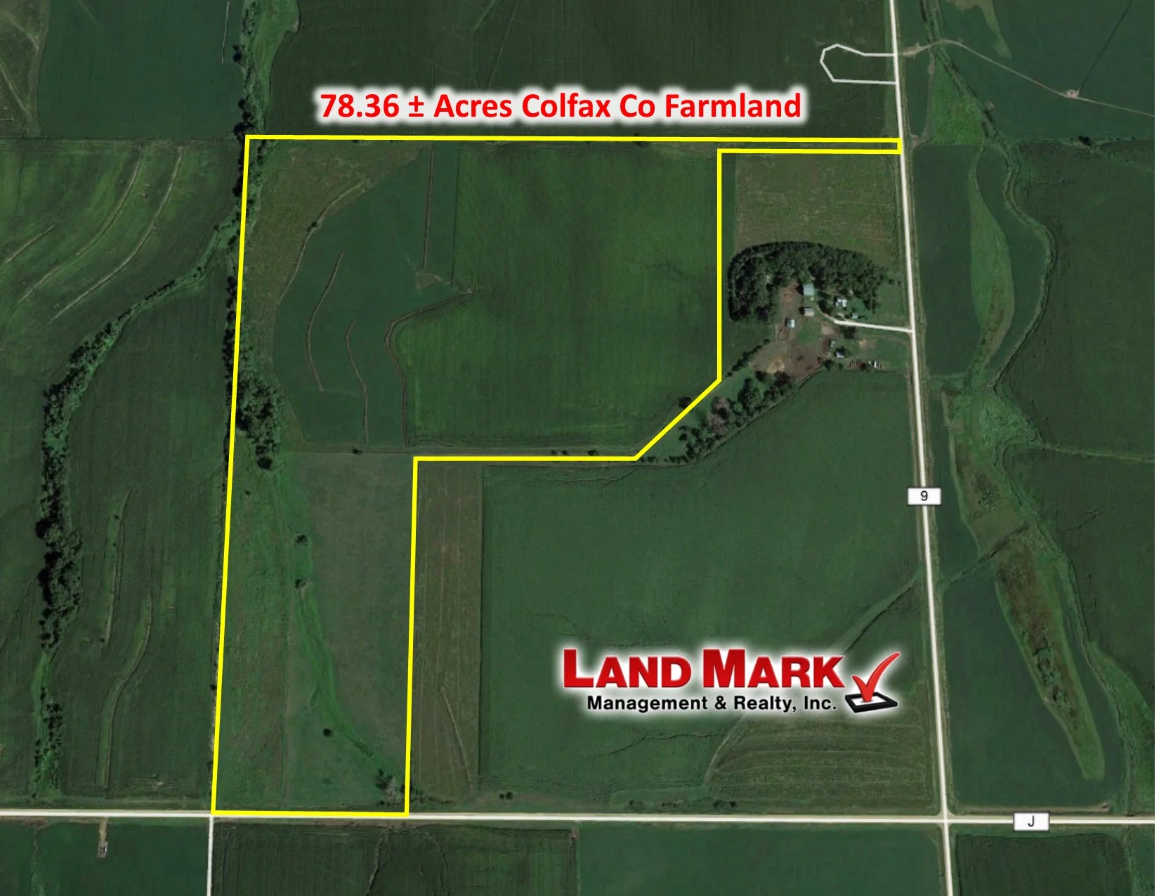 Land For Sale: 78.36 +/- Acres Colfax Co. Farm