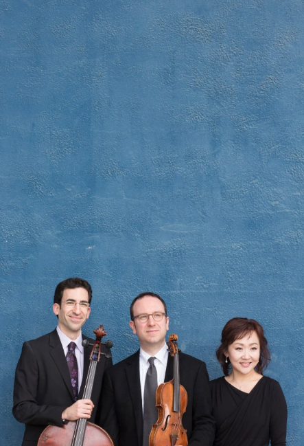 Cellist Amir Eldan, violinist David Bowlin and pianist Haewon Song
