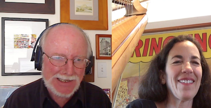 Interviewing harpist Marica Dickstein of the Debussy Trio
