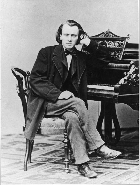 Johannes Brahms in his 20s