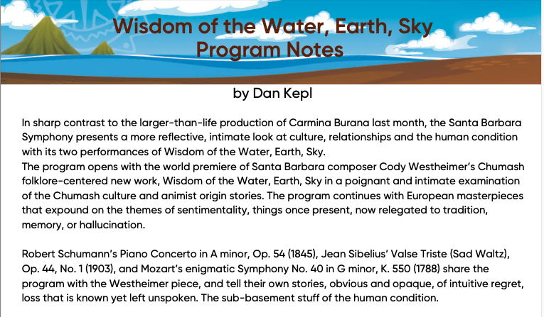 Download a PDF of the program notes