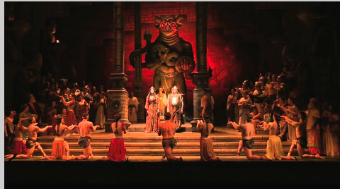 Bacchanale scene from Samson and Delilah