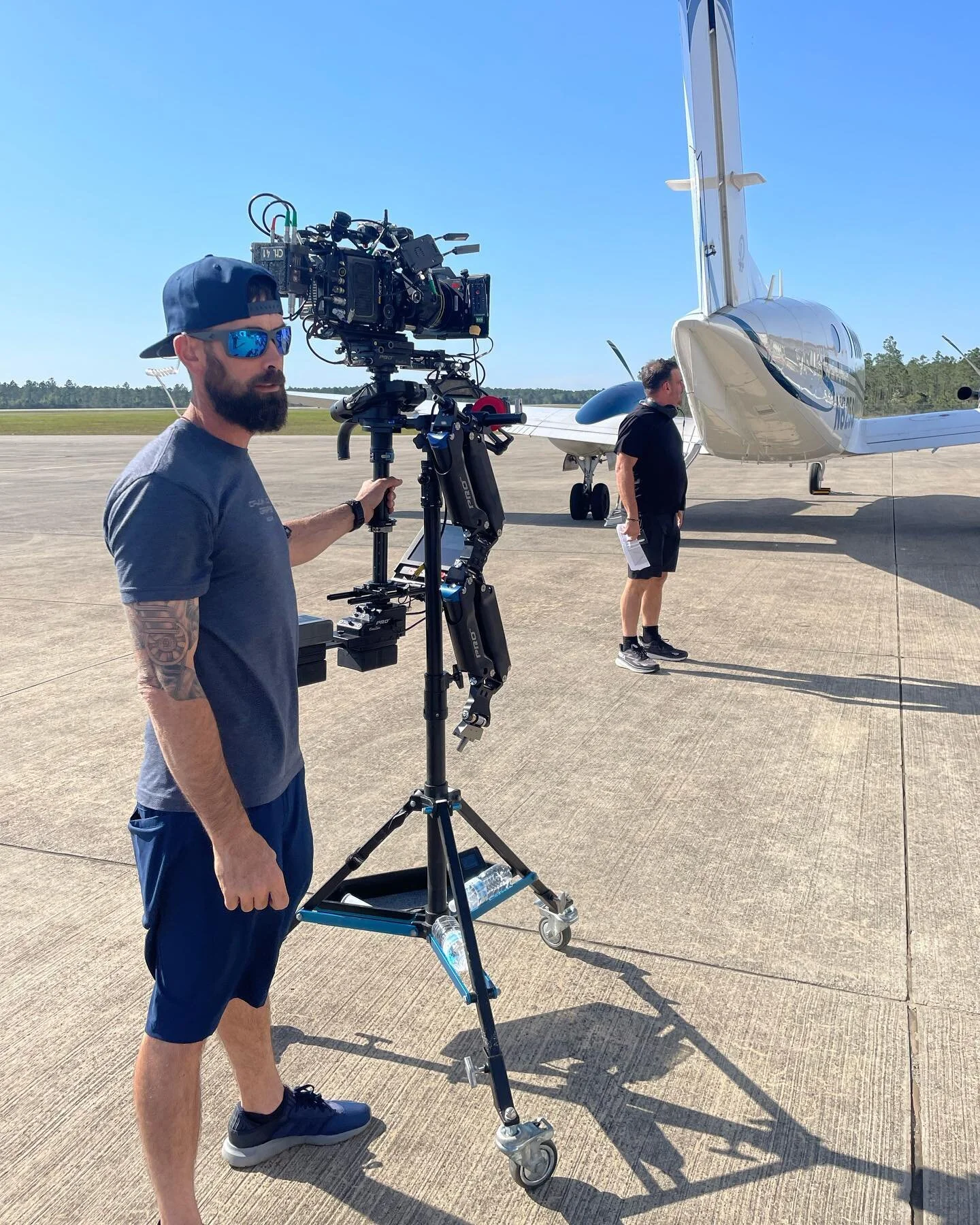 There&rsquo;s zero doubt when @cajun_city_grips got your back #steadicam #tiffenm2volt #gpipro