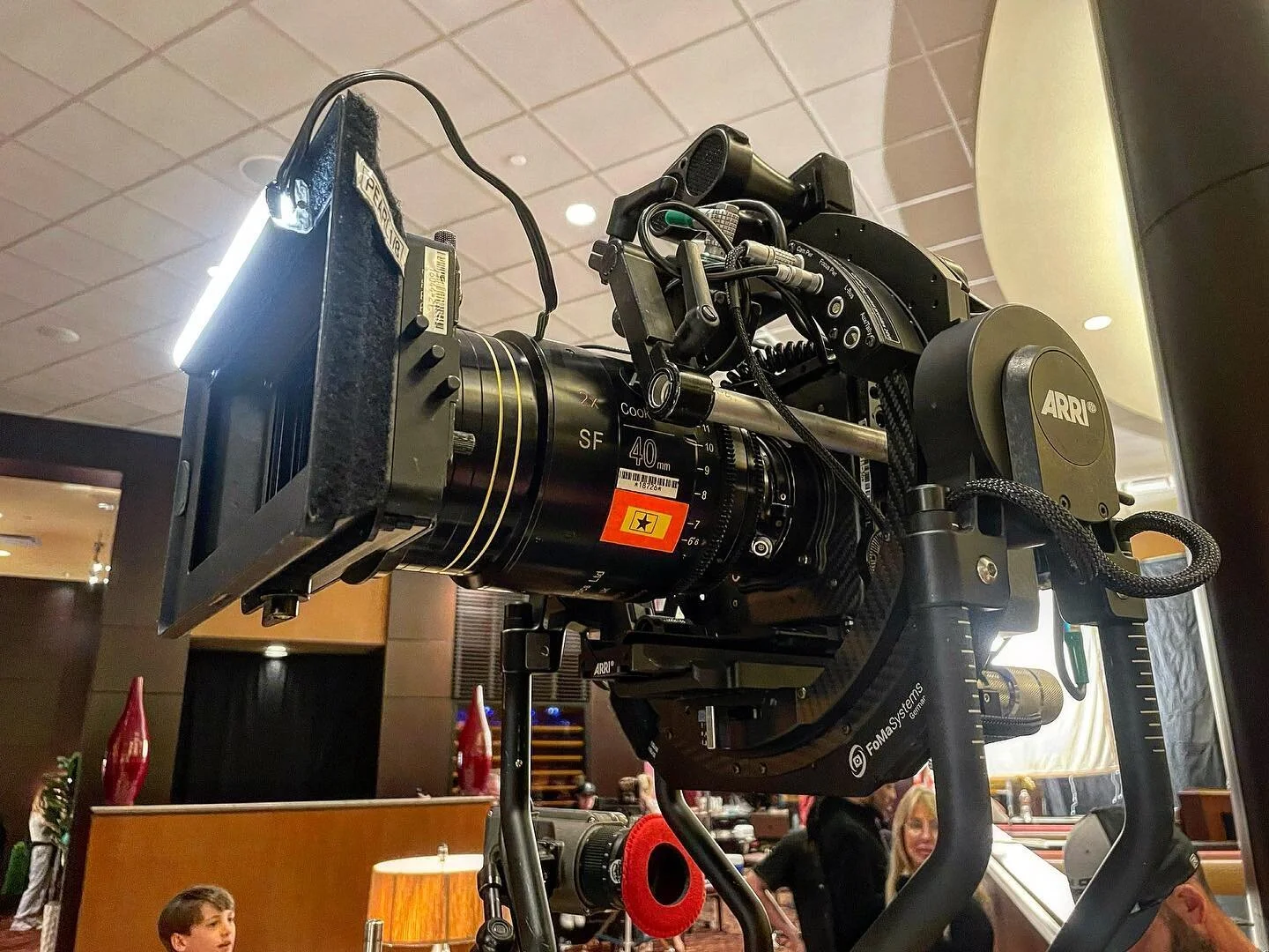 #arritrinity build with @alejandrolalinde_dp behind the wheels and guiding the ship 🛳️in Biloxi #cookeanamorphic #arritrinityoperator #steadicamoperator #tiffenm2volt #alexamini #prestonfiz