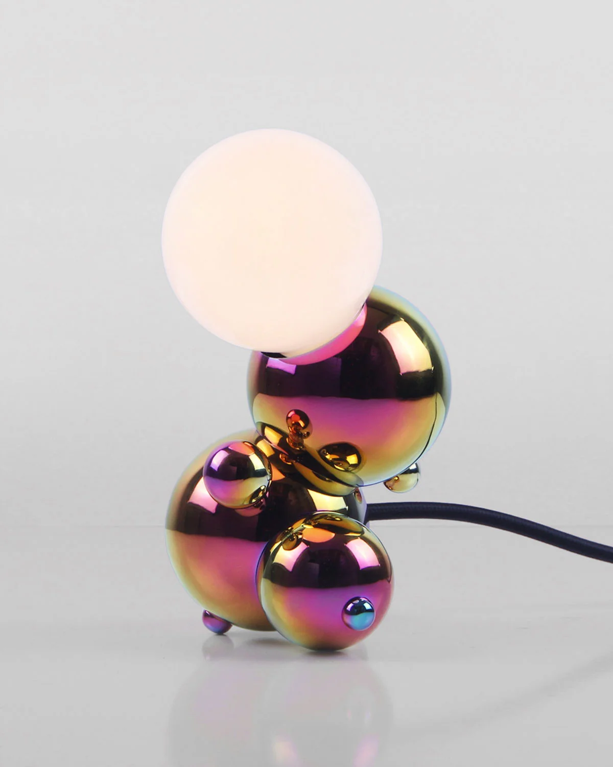 Custom oil-slick rainbow