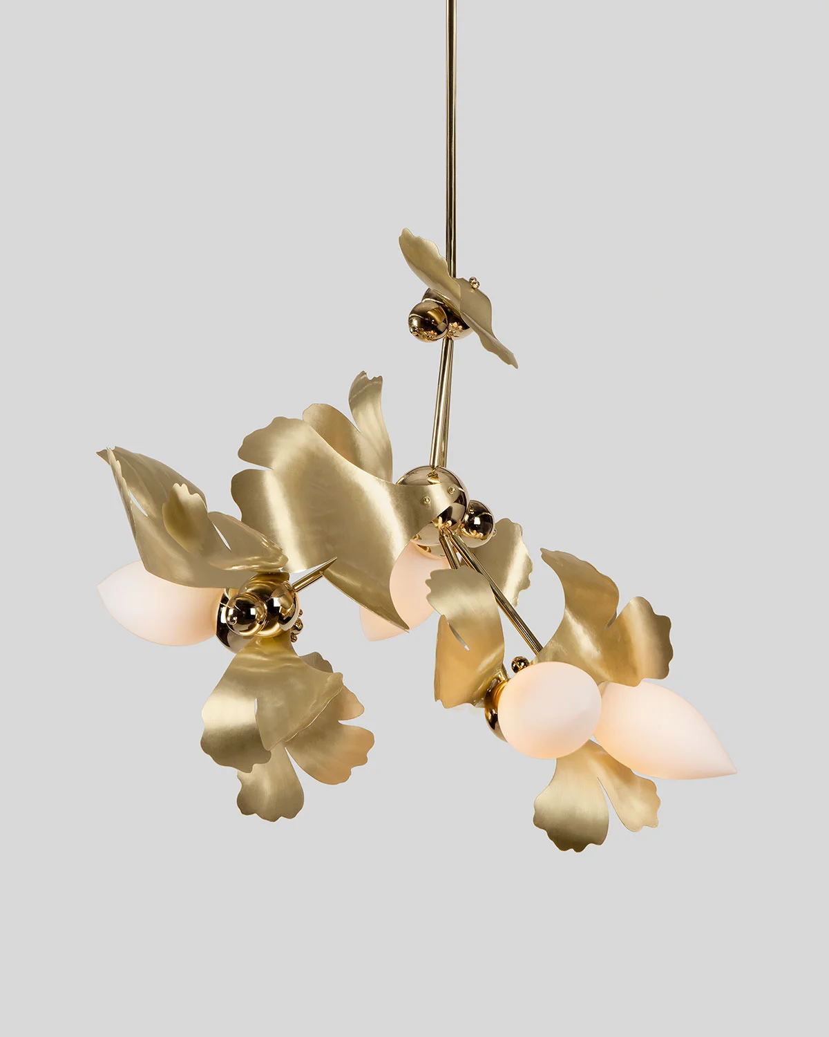 Brushed & polished brass