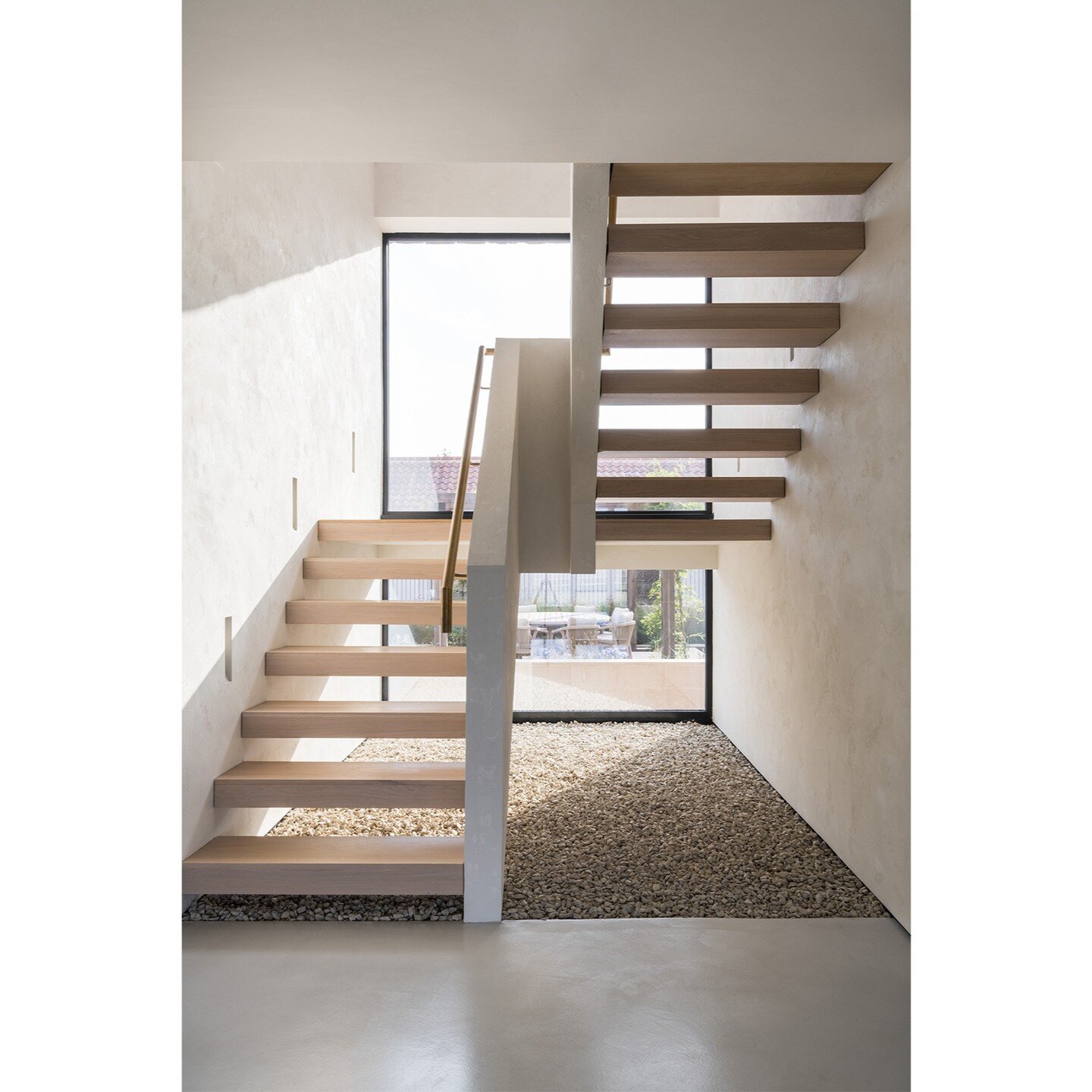 Separated from the families private space and adjacent to the indoor pool this staircase and guest bedrooms were created within the envelope of a derelict stable block_The Yorkshire Farmhouse

Photography: @frenchandtye

Architectural Collaboration: 