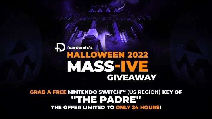 Feardemic's 24h giveaway of "The Padre" for Nintendo Switch, NA region
