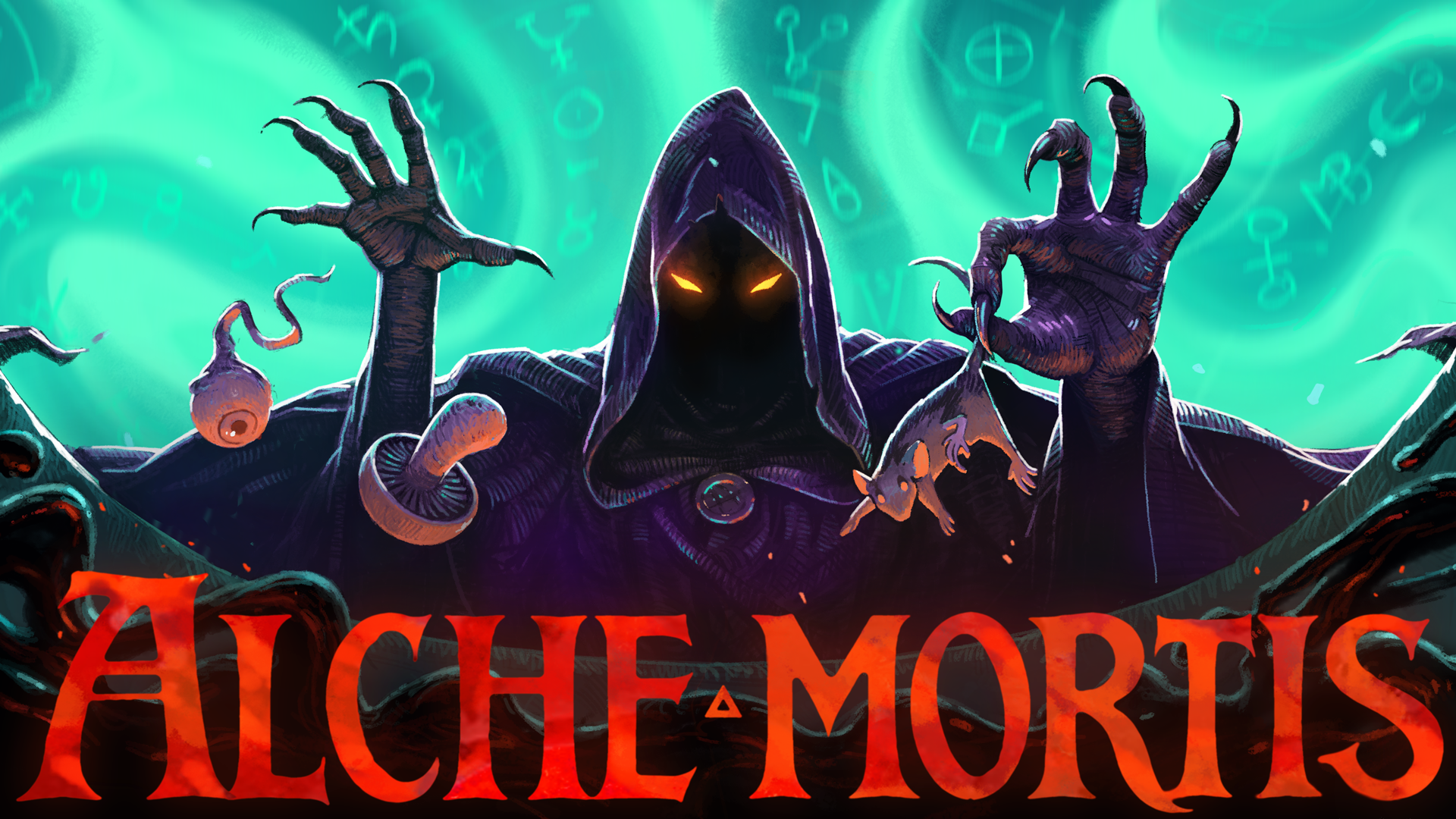 Alchemortis is a roguelike inventory-management auto-battler about alchemy.
