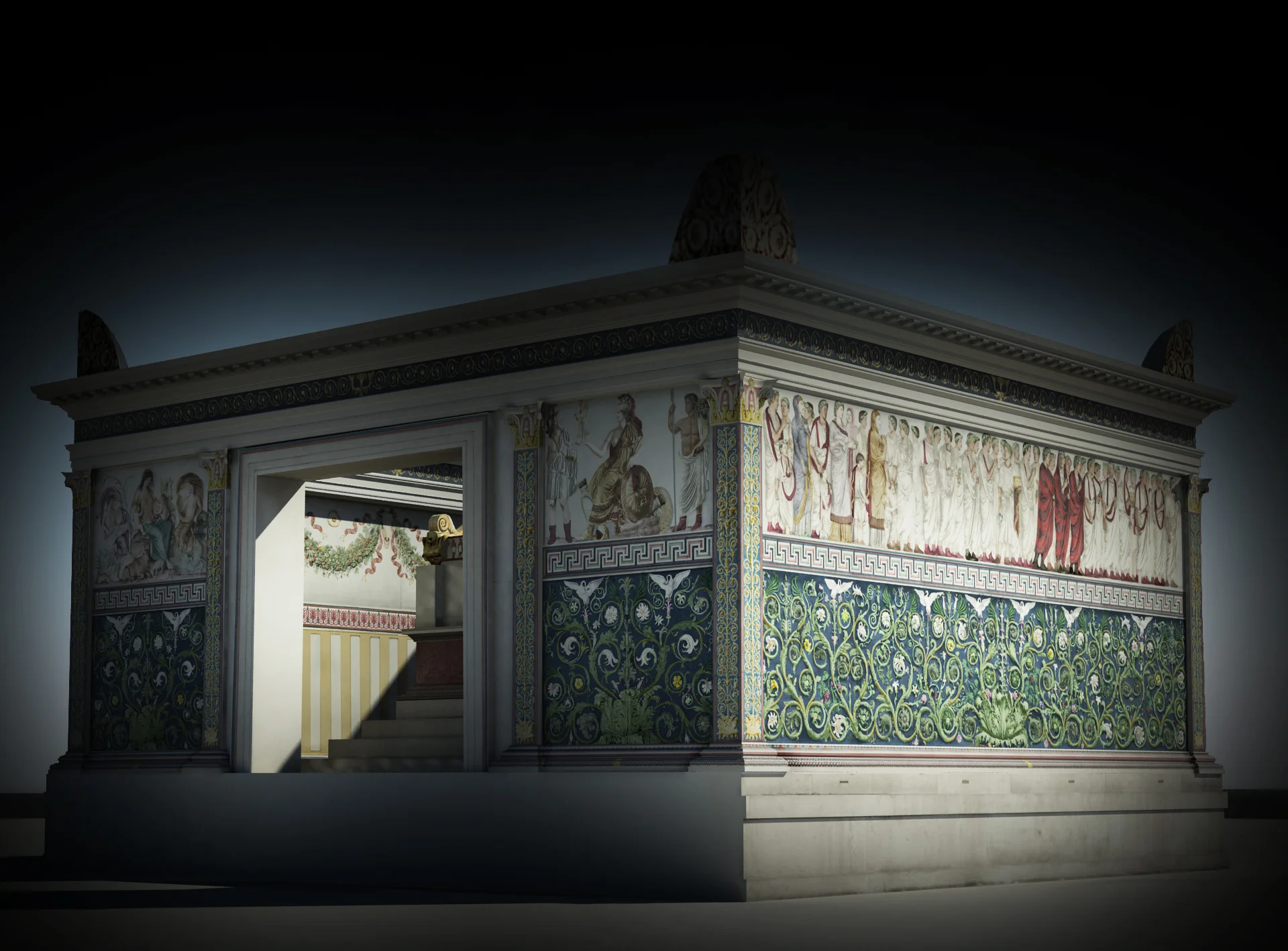 The Colours of the Ara Pacis Light Show (2008)