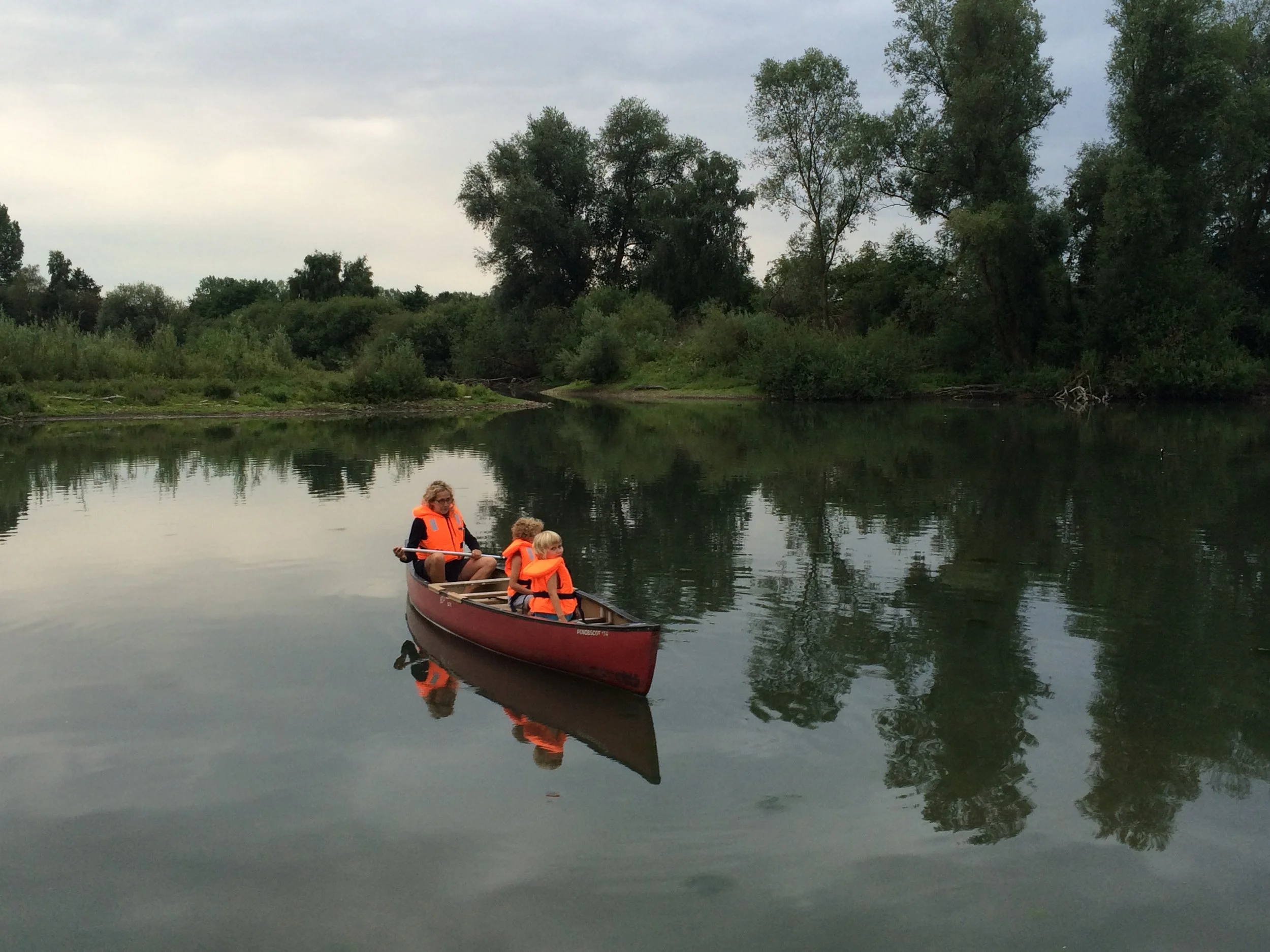  Op een wiegend vlot tussen reigers en bevers