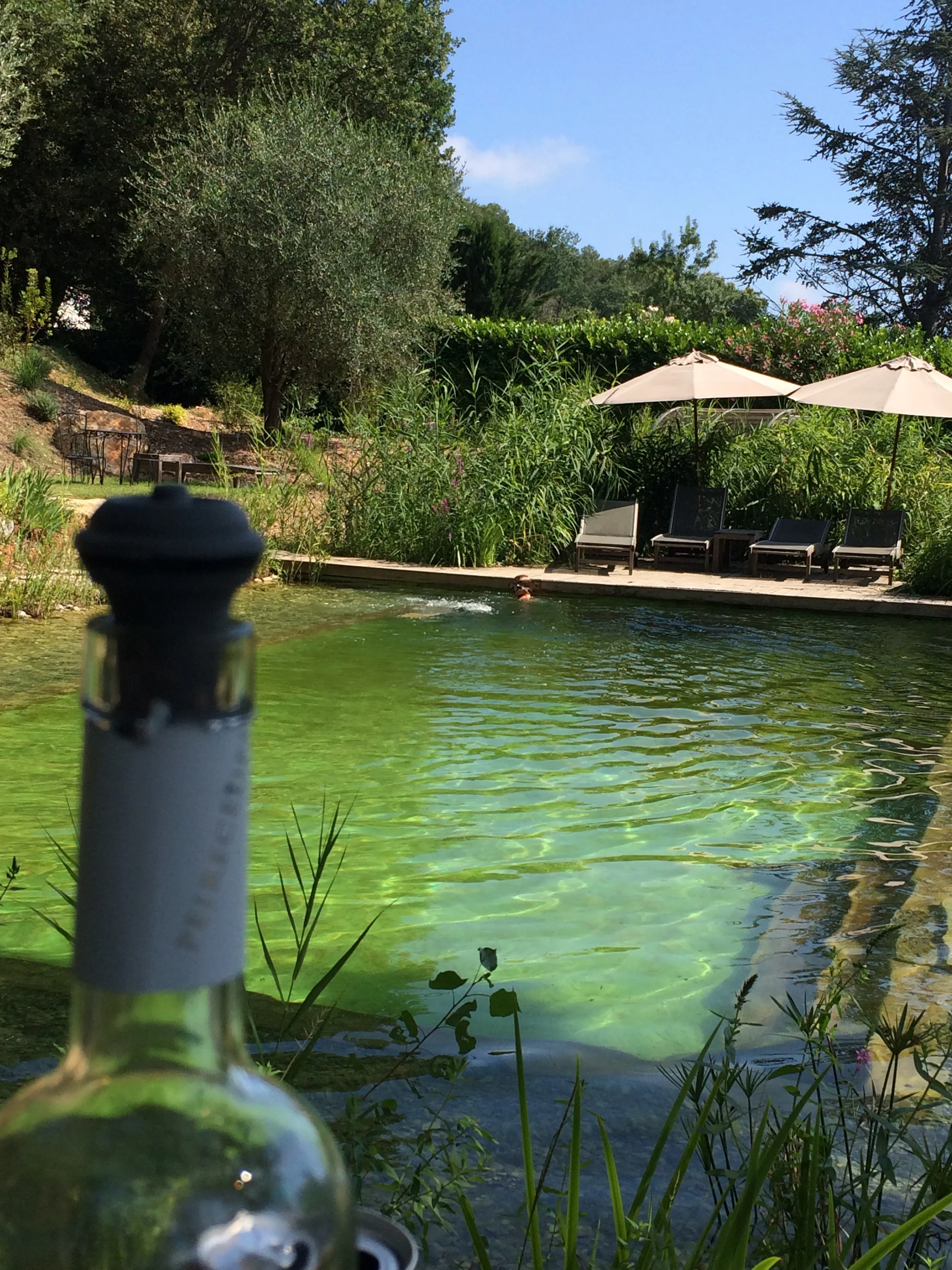 Soezen in een boomhut bij Nice. 