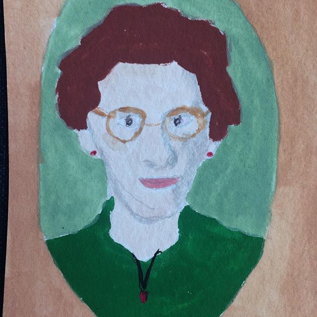 Project portretten: IM Maria Roeland (1890-1966) Biervliet. Www.binocle.be #paintedportrait #portretten #binocle #paintedportraits #binoclecultuurinzicht #illustration #herinneringslab