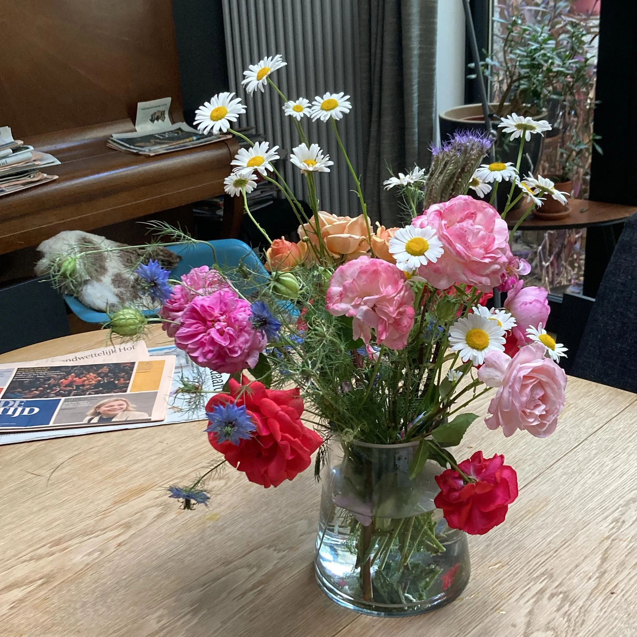 Eerste eigen-tuin-boeketje van het jaar 🥰. #flowers #bloemen #mygreenparadise #livelife #lovelife