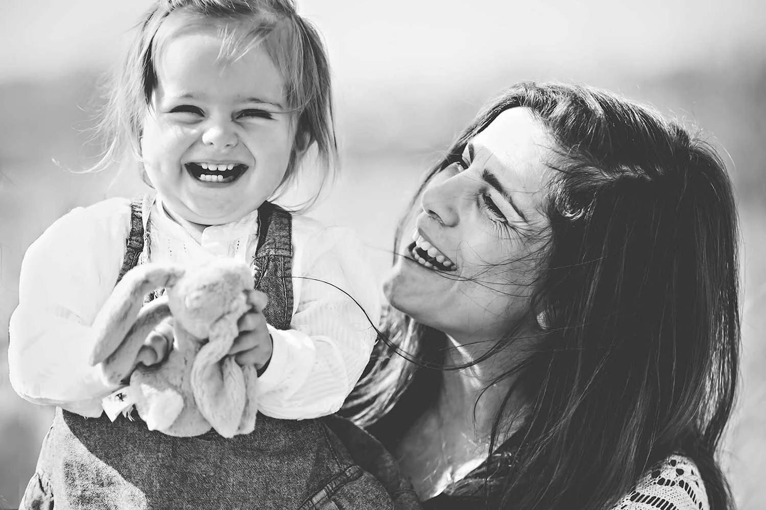 Laughing with Mummy