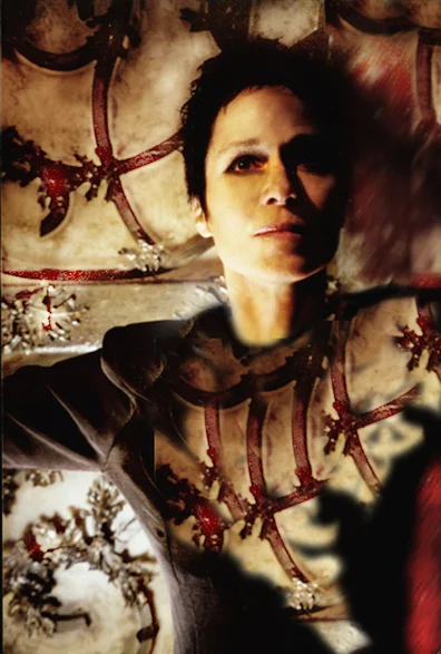 Painted photo of Trudy Ellen Craney by Gail Hadani