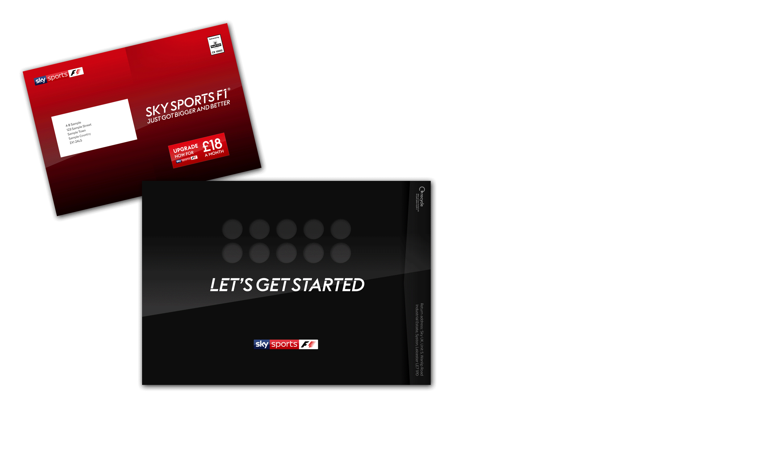  Sky wanted to upgrade existing customers to their latest version of the F1 channel. A dedicated channel to Formula One, with live coverage of every stage, highlights and analysis of all races, F1 race control for every camera angle and trackside int