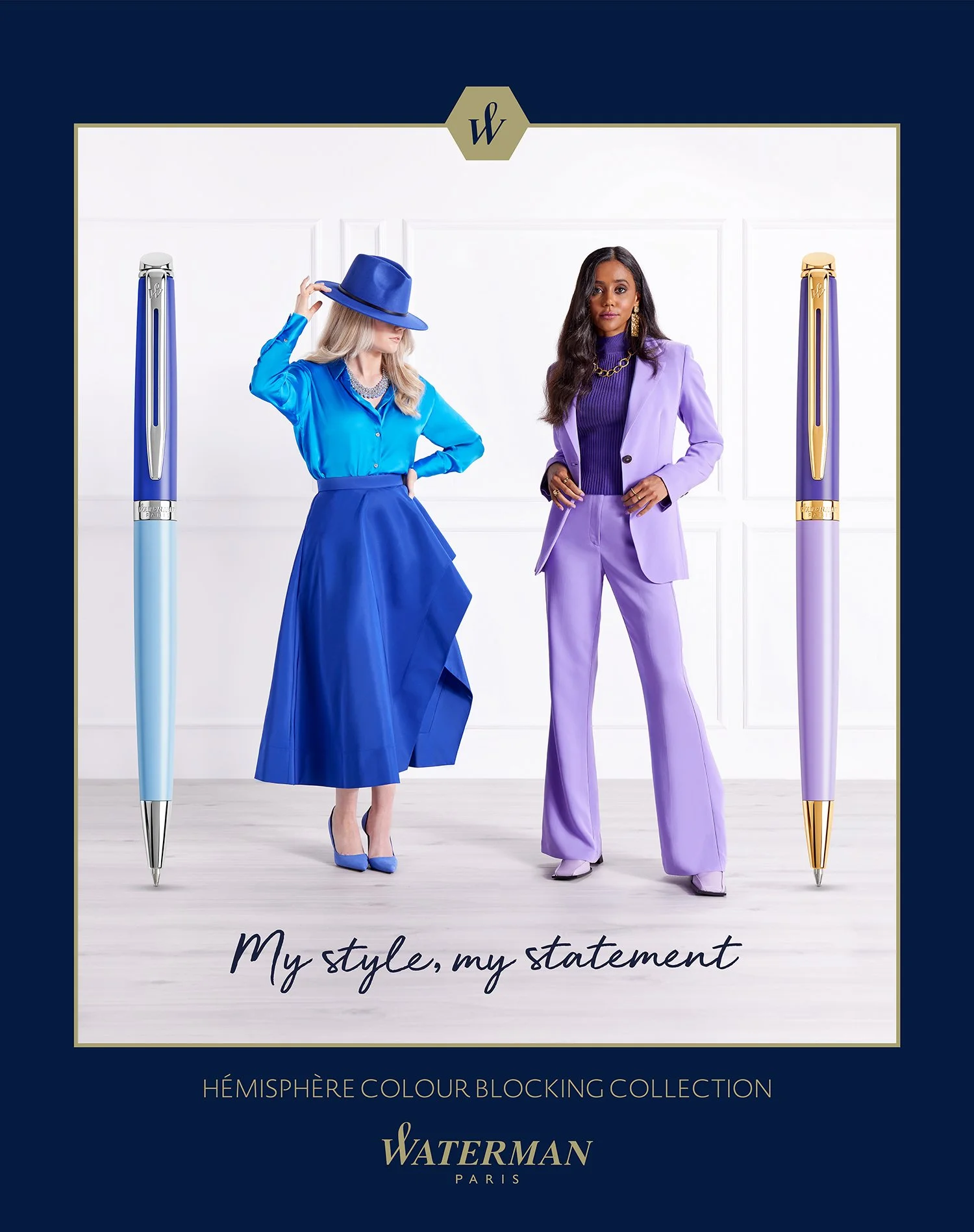 Waterman colour blocking key visual