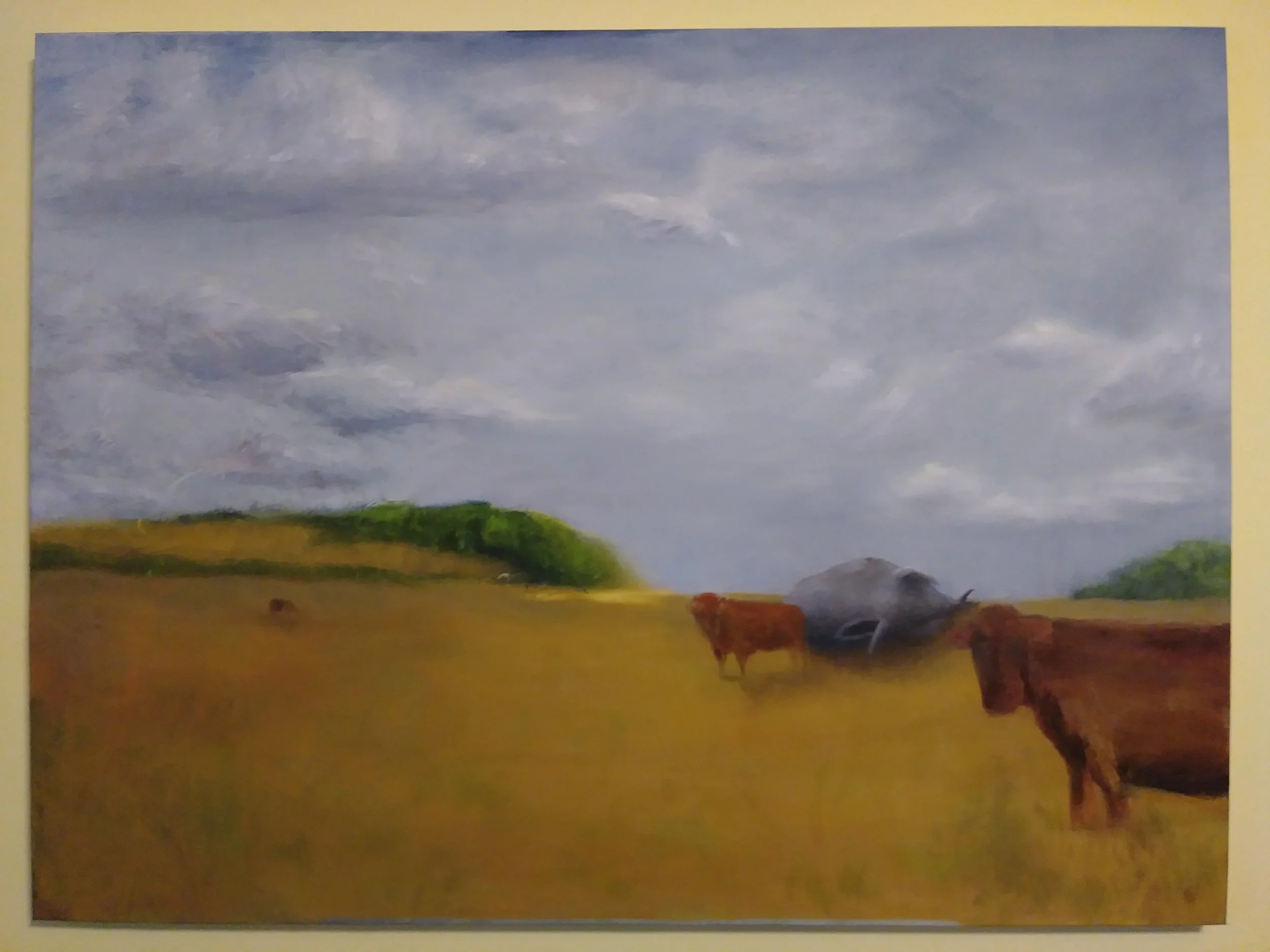 “John Constable Revisited”, 2017, Oil on Canvas, Bob Donahue
