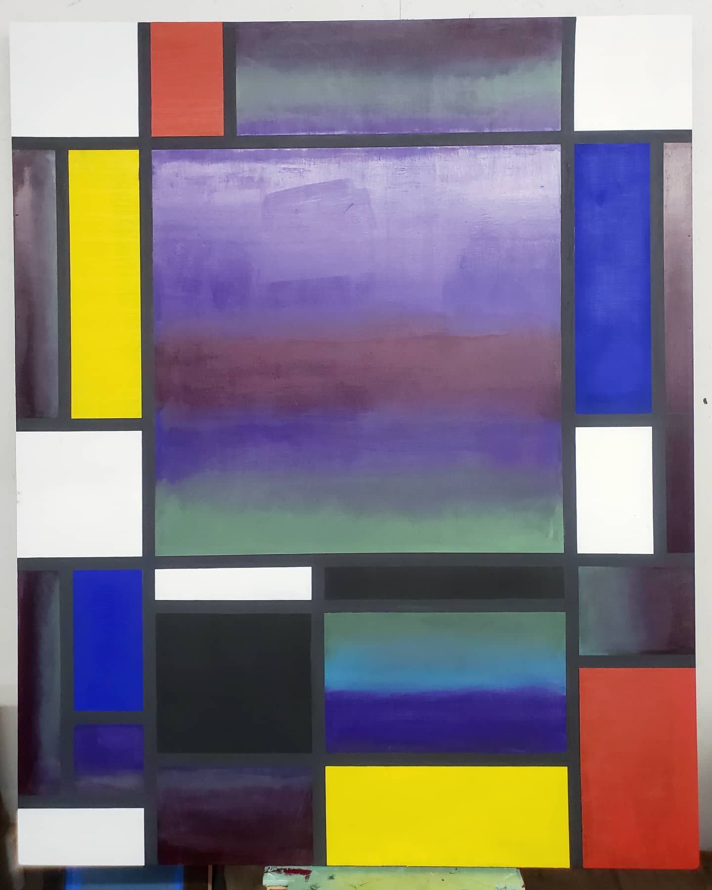 Mondrian on Rothko